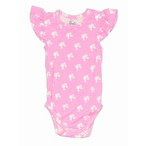 Posh Peanut Barbie Bamboo Flutter Sleeve Bodysuit Size 6-12mo